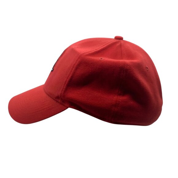 Nike Mens Legacy91 Dri-Fit Swoosh Flex Adult Baseball Cap Hat Red One Size - Picture 6 of 7